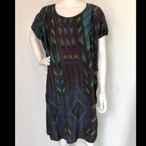 Matta silk ikat dress